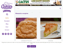 Tablet Screenshot of cakies.nl